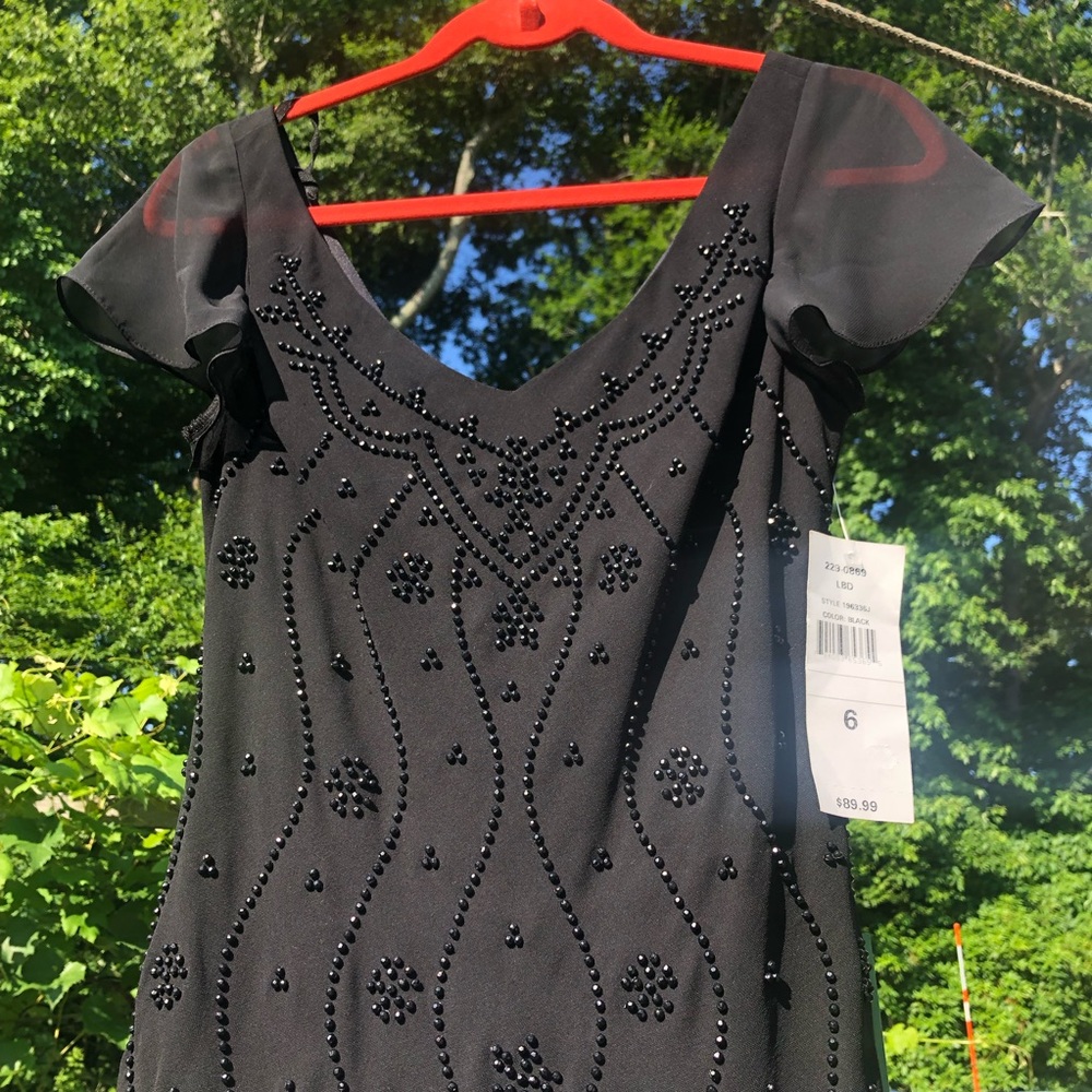 Black Beaded Dress